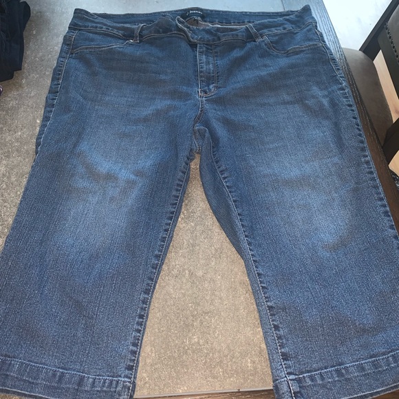 d jeans plus size capris